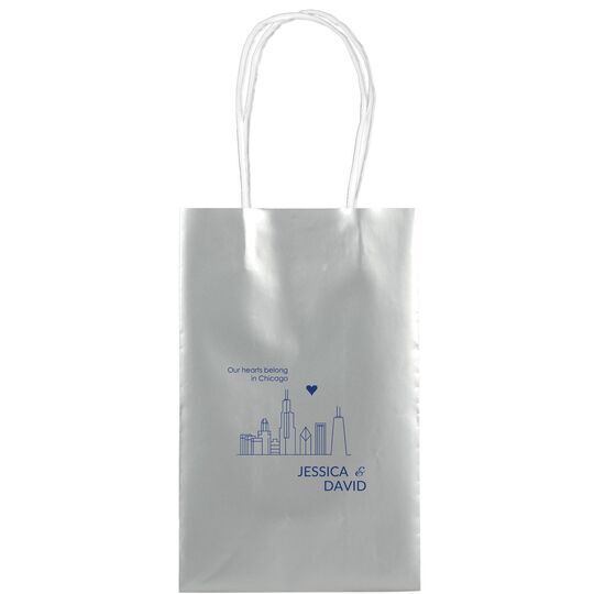 We Love Chicago Medium Twisted Handled Bags